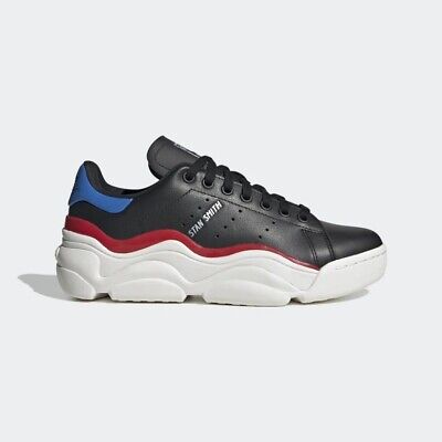 Adidas Stan Smith Millencon Black Royal Scarlet Women's Adidas Stan Smith Millencon Black Royal Scarlet Women's