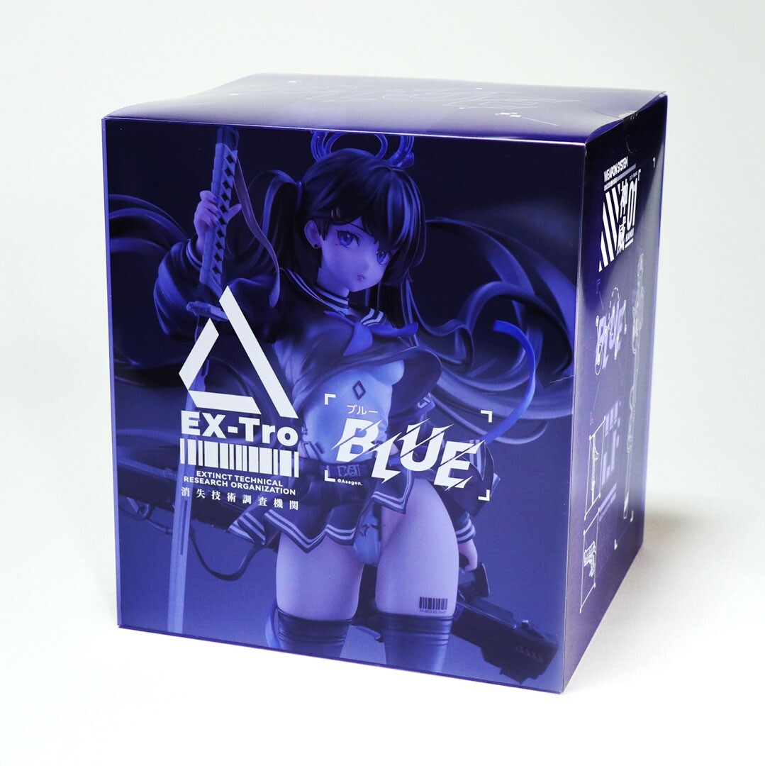 Colors BLUE 10.2in 1/7 Scale Figure PVC Statue Solarain | eBay