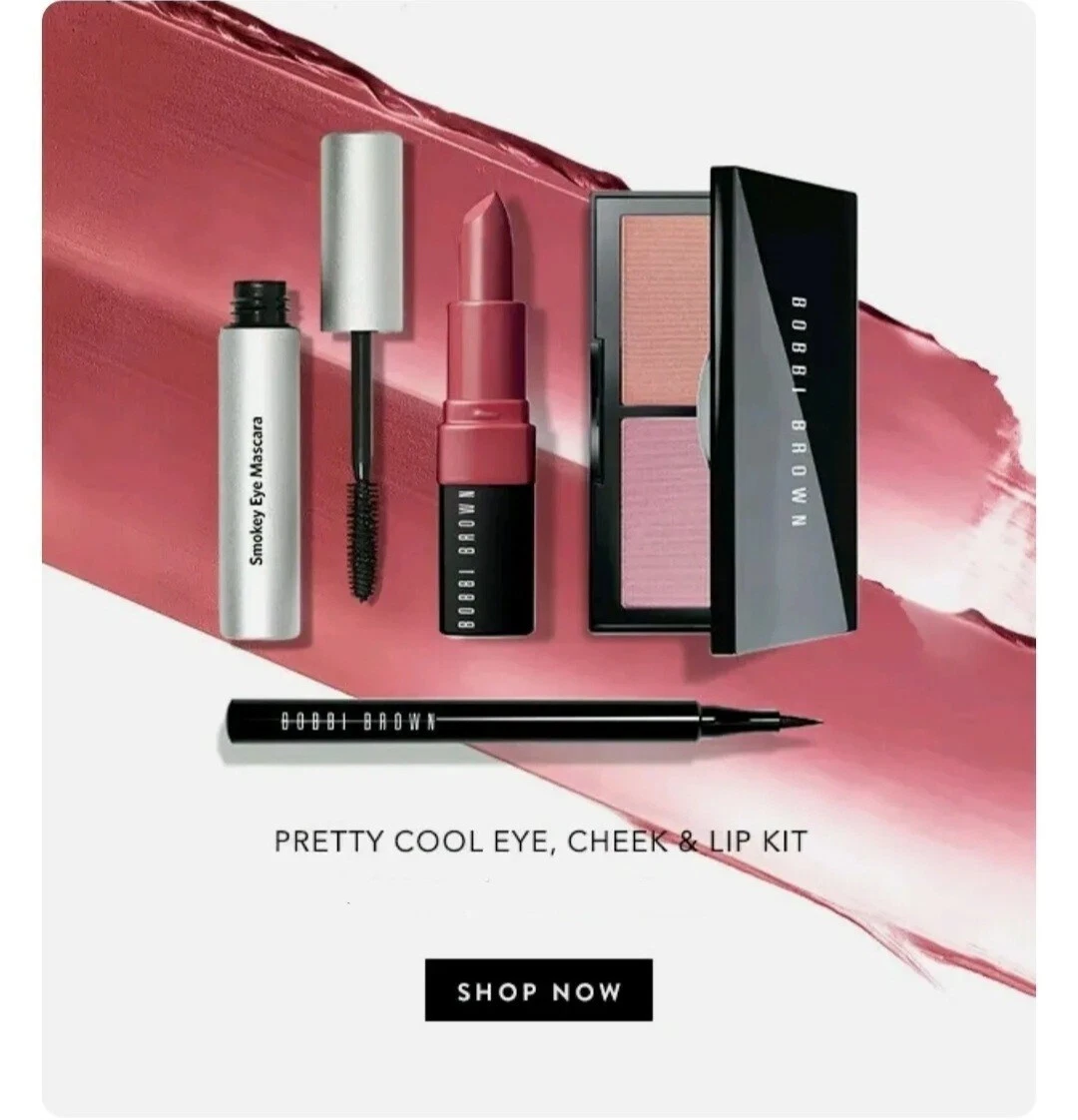 Bobbi brown pretty cool eye & Cheek &Lip kit new