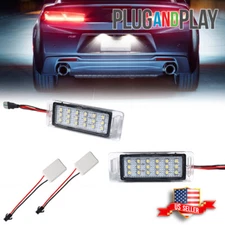 For Cadillac ATS CTS Buick Encore 18-LED White License Plate Lights, Error Free