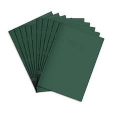 Image of RHINO A4 Exercise Books, 80-Page / 8mm Lined with Blank Alternate Pages, 10-Pack