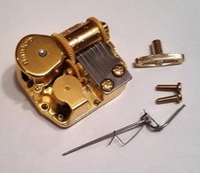 Sankyo 18 Note Music Box Movement With Reuge Stopper-"Eine Kleine"-Nachtmusik
