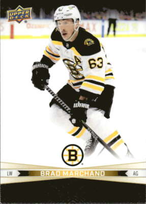 2023-24 UD Tim Hortons Greatest Duos #80 Brad Marchand/Jake DeBrusk Bruins