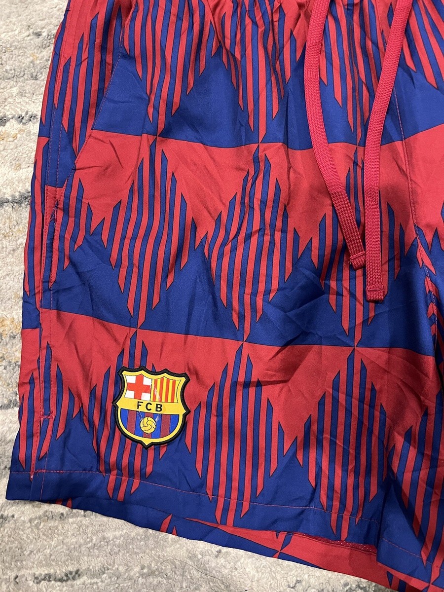 Nike FC Barcelona 2023 Red/Blue Flow Short Soccer Size Large