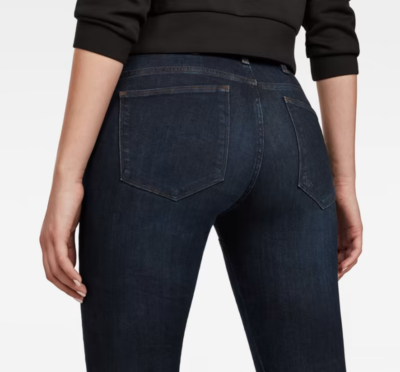 G-Star Raw 5620 Staq 3D Elwood Mid Rise Skinny Jean Women 30x32