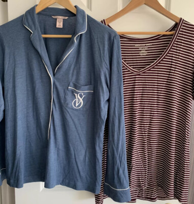 Victoria Secret and American Eagle Sleepshirts Medium Lot of 2
