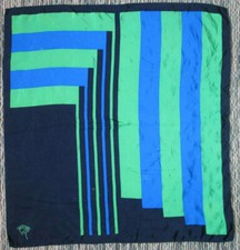 - VAN MEGEN Foulard  soie TBEG  vintage scarf 83 x 88 cm