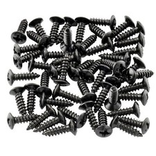 Musiclily 3x12mm Pickguard Screws Scratch Plate Screws for Fender Stratocaste...