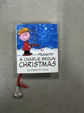 PEANUTS SNOOPY A CHARLIE BROWN CHRISTMAS CLASSIC TV MINI BOOK HARDCOVER J3