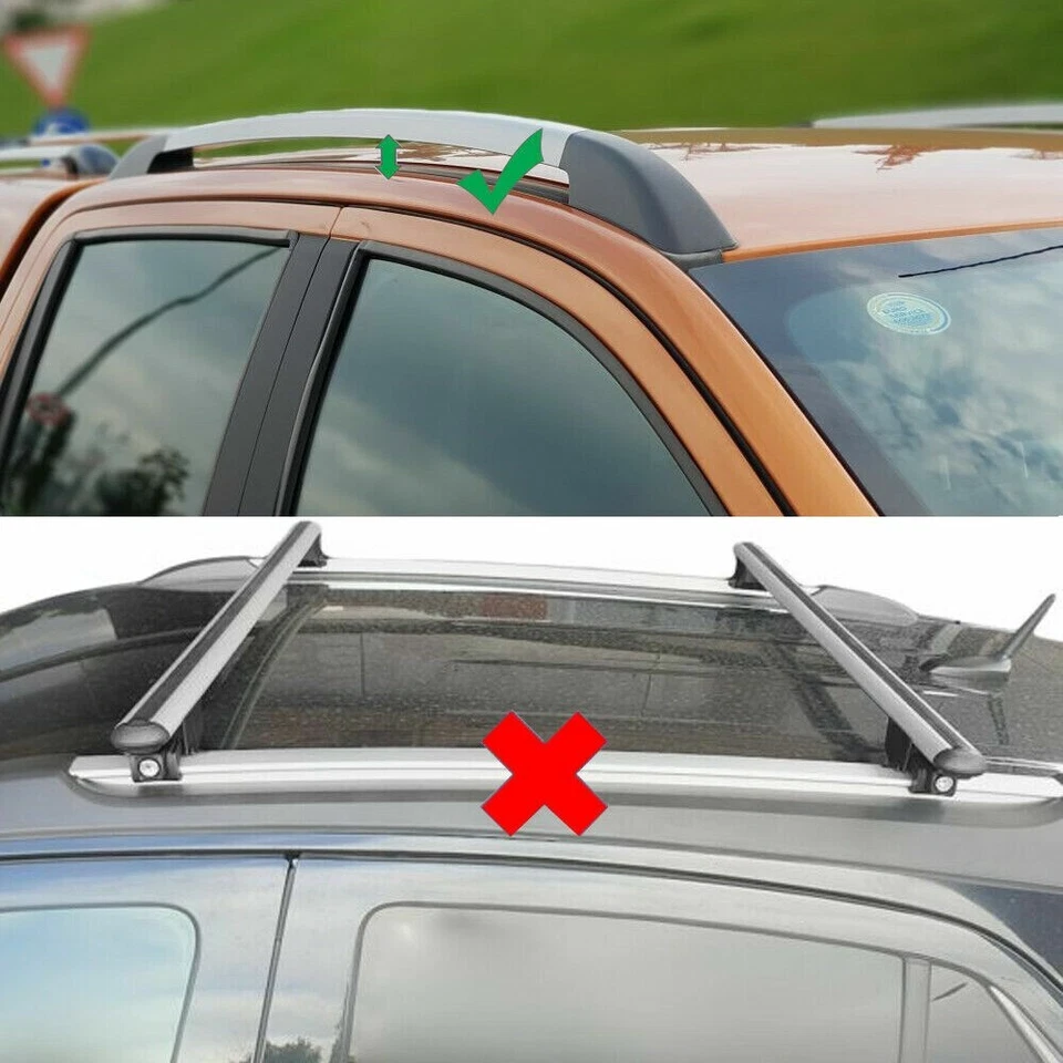 BMW 5-SERIES TOURING (E61) Roof Racks Cross Bars Carrier Racks Roof Bar NEW Foto 3 de 4