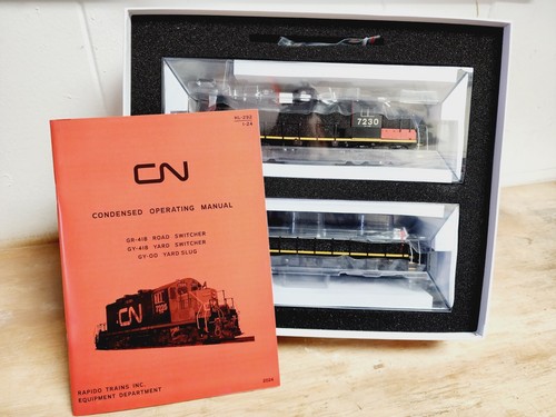 Rapido Trains HO 41513 GP9RM Mother + Slug mit DCC Lok Sound Canadian National | Zustand: New