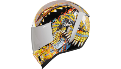 NEW ICON Airform Warthog Helmet - Yellow / Black - Medium