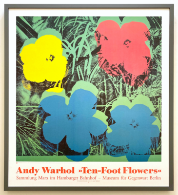 ANDY WARHOL FOUNDATION RARE 1996 LITHO PRINT FRAMED POSTER 