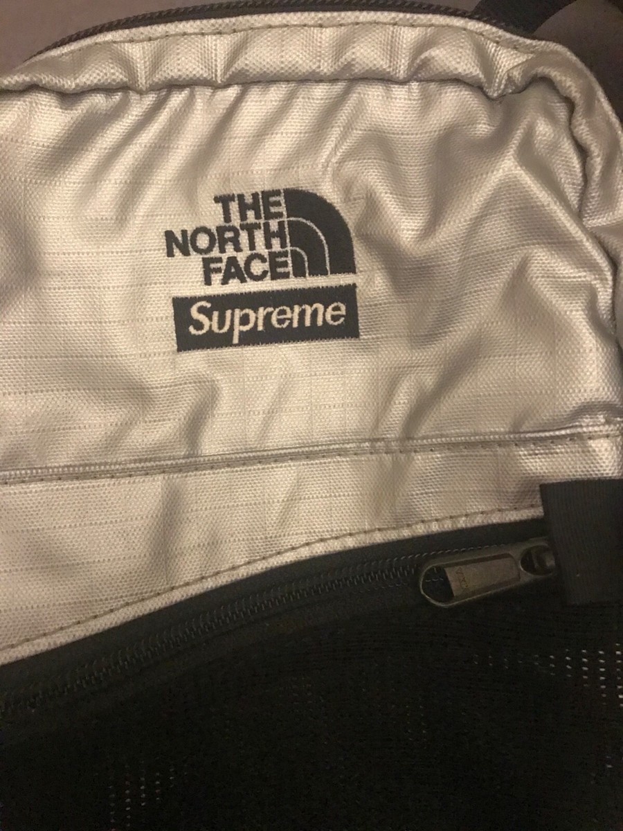 Used Supreme x The North Face Shoulder Bag in Metallic Used Supreme x The North Face Shoulder Bag in Metallic