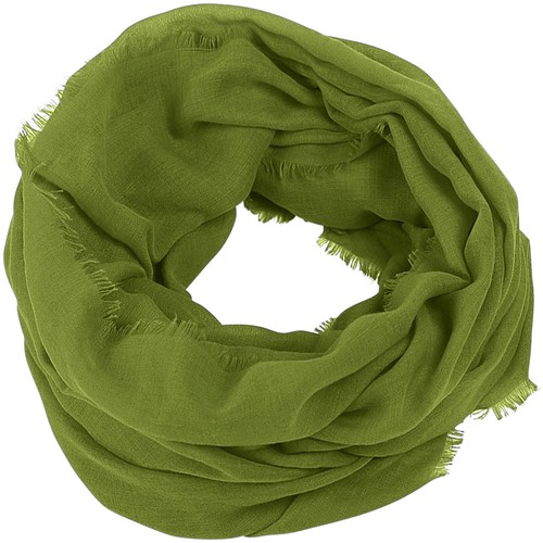 Green Mobius Infinity Scarf Snood Cowl Circular Tube Shawl Stole Pashmina *NEW* - Picture 3 of 9