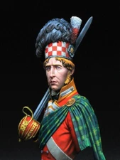 Highlander Soldier Bust 1/10 Scale Historical Resin Figure Kit Scottish Warrior