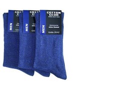 6 Paar Socken ohne Gummi Diabetikersocken Baumwolle ohne Gummizug Cotton Club