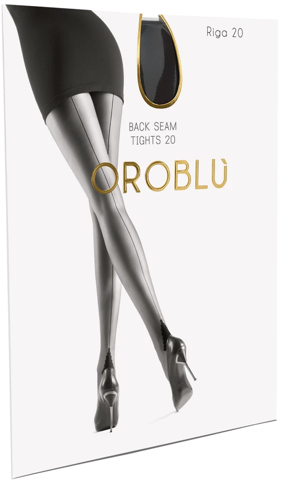 Oroblu Riga 20 Strumpfhose mit Naht und schicker Hochferse in 20den - Bild 1 von 4