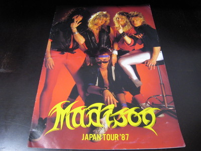 Madison 1987 Japan Tour Book Concert Program Goran Edman Yngwie