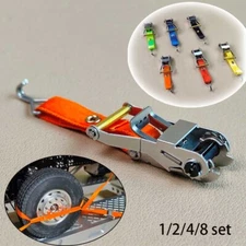 lot Ratchet Spare Tie Down Strap for 1/14 10 RC Crawler Car Trailers Trucks Vans