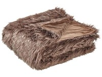 Dekorative Tagesdecke Aus Polyester In Braun 200 X 220 Cm Delice