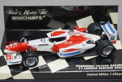 1/43 ミニチャンプス　F1 パナソニック トヨタ　PIT STOP 4セット 1/43 ミニチャンプス F1 パナソニック トヨタ PIT STOP 4セット