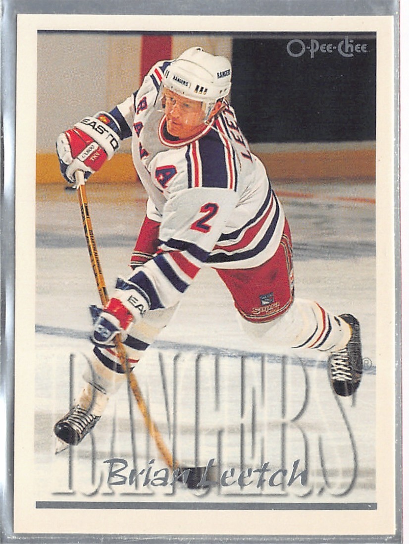 1995-96 Topps O-Pee-Chee Parallel #75 Brian Leetch