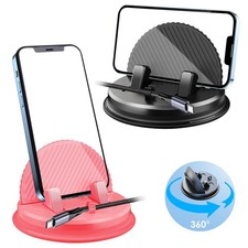 360 Car Dashboard Phone Mount Tablet GPS Holder Anti Slip Silicone Reusable