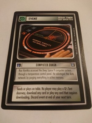 Star Trek CCG - Deep Space Nine - Computer Crash
