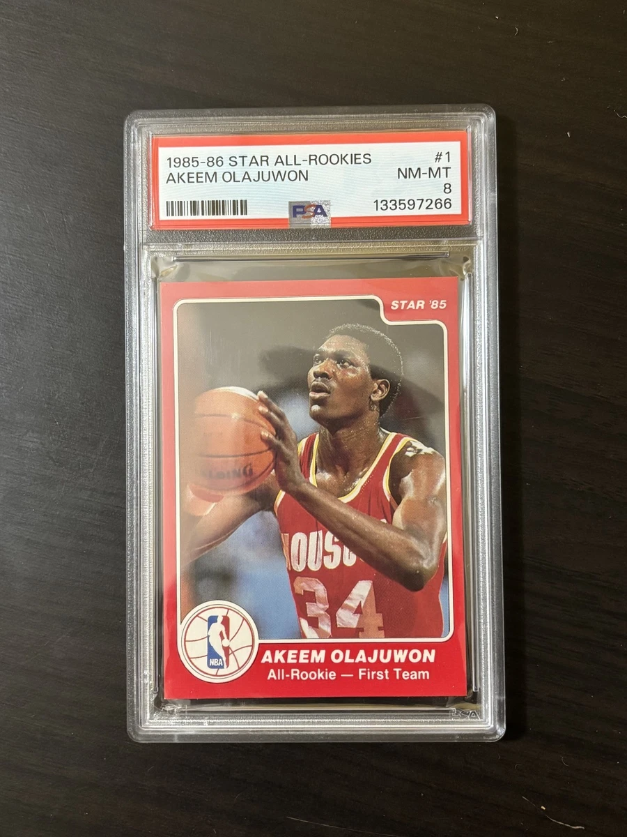1985-86 Star All-Rookie Team - Hakeem Olajuwon #1 | eBay