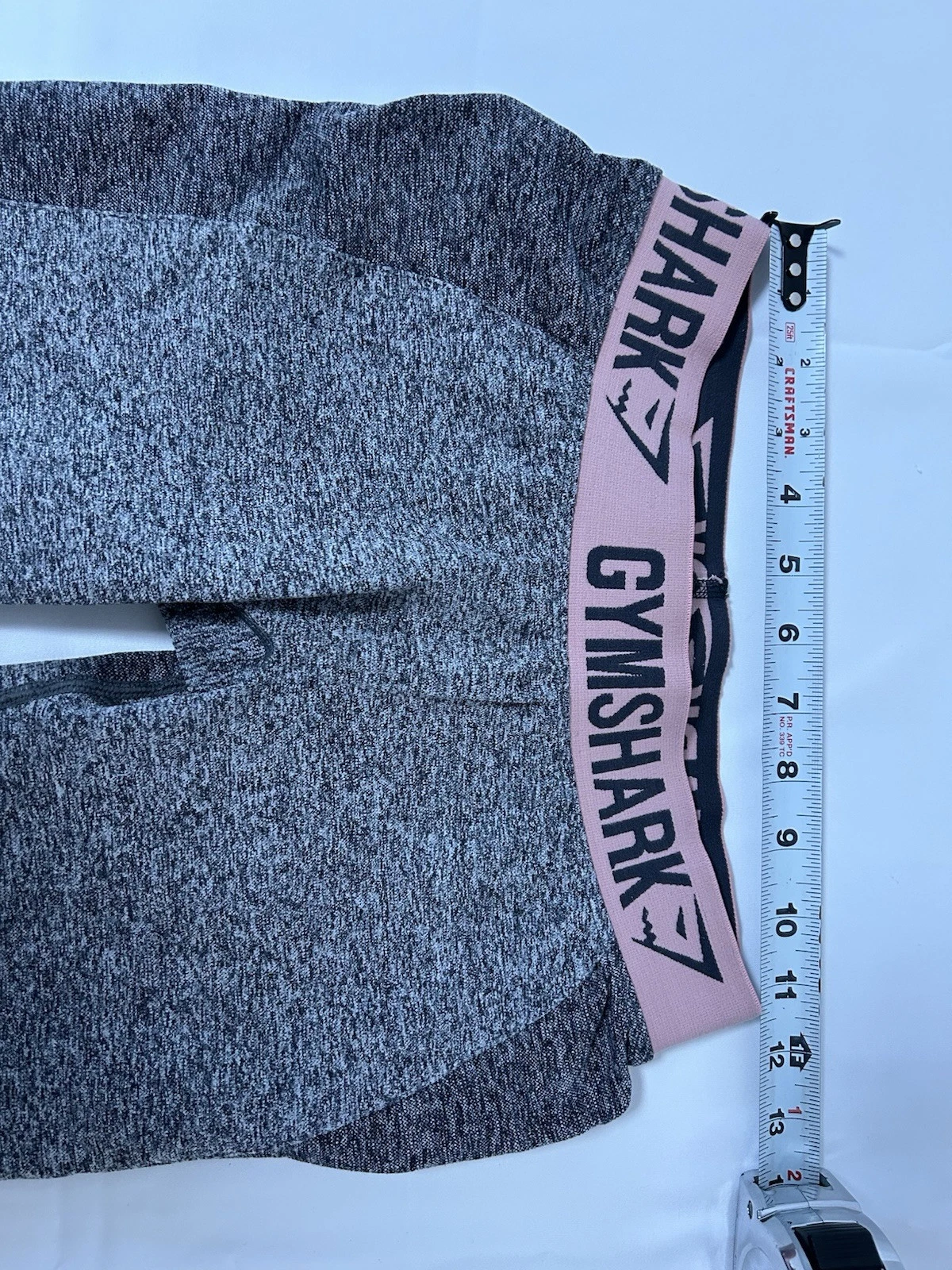 gymshark lift contour seamless pink marl leggings