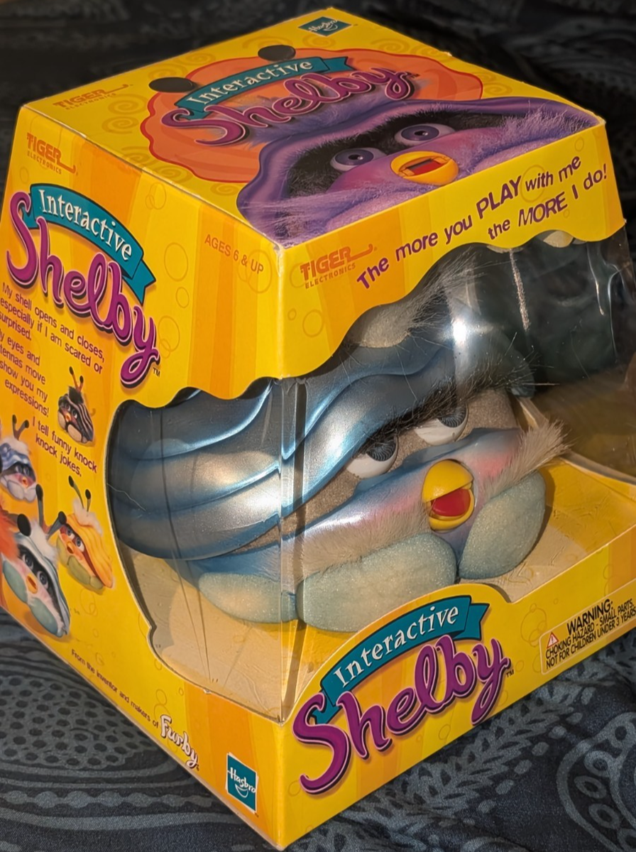 未開封 タイガー Interactive Shelby シェルビー ファービー Vintage Hasbro FURBY Tiger Electronics SHELBY Interactive Blue