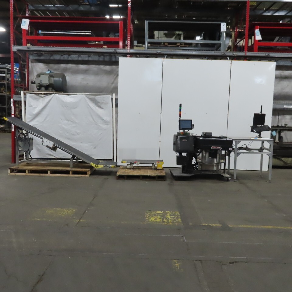 Sharp 1145 Max 20 Automated Roll Bagging Machine Video Jet Printer ...