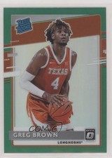 2021 Chronicles Draft Picks Donruss Optic Rated Rookies Green Greg Brown III pr9