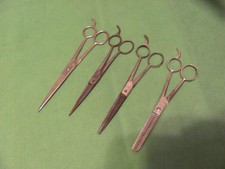 Lot of 4 Vintage Barber Scissors