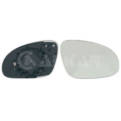 1x Spiegelglas, Außenspiegel ALKAR 6432128 passend für SEAT SKODA VW