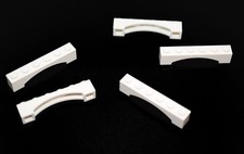 5 LEGO White 1x6 Raised Arch arched arches support 6x1 curve span 92950 4620761