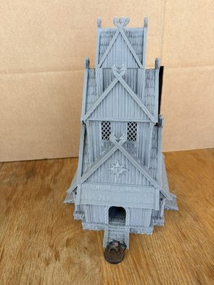 25mm KOS barracks terrain by Conquest Creation