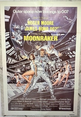 Moonraker Original Movie Poster James Bond Roger Moore US 1979