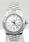 Breitling Colt A17380 White Dial S/S Automatic Men's Watch Nice Condition
