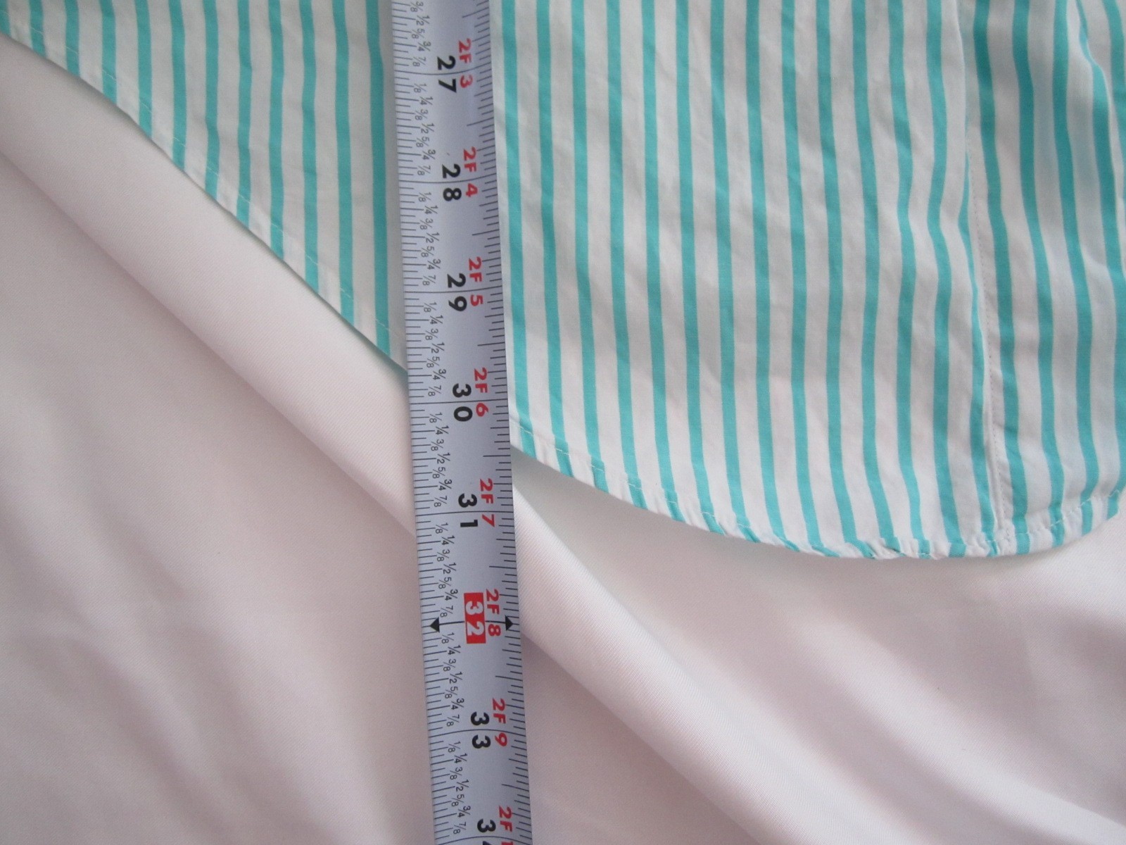 Vtg Men Brooks Brothers Cotton Stripes Short Sleeve Shirt Sz 16.5 (MT761) USA thumbnail 4