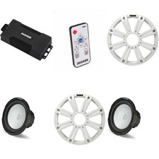 Kicker 48PXA6001 Weatherproof Powersport Mono Amp  2 10" 4 Ohm Free-Air Ma...