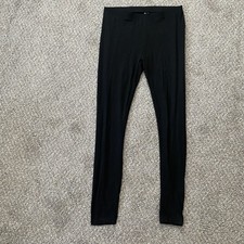 32 Degrees Heat Women  s M Medium Leggings Black Thermal Base Layer EUC