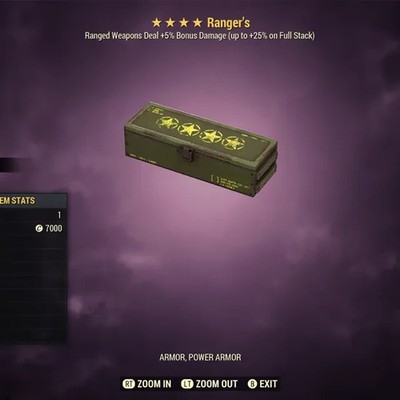 Fallout 76 Rangers Mod PS4/PS5