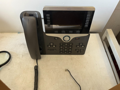 LOT OF 15 Cisco CP-8841-K9 VoIP IP Business Office Phones + HANDSET +STAND