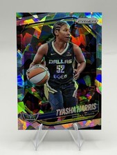 2025 Panini Prizm WNBA #130 Tyasha Harris Ice Prizms Dallas Wings