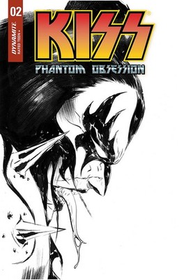 KISS PHANTOM OBSESSION #2 VARIANT CVR F 10 COPY INCV LEE B&W DYNAMITE