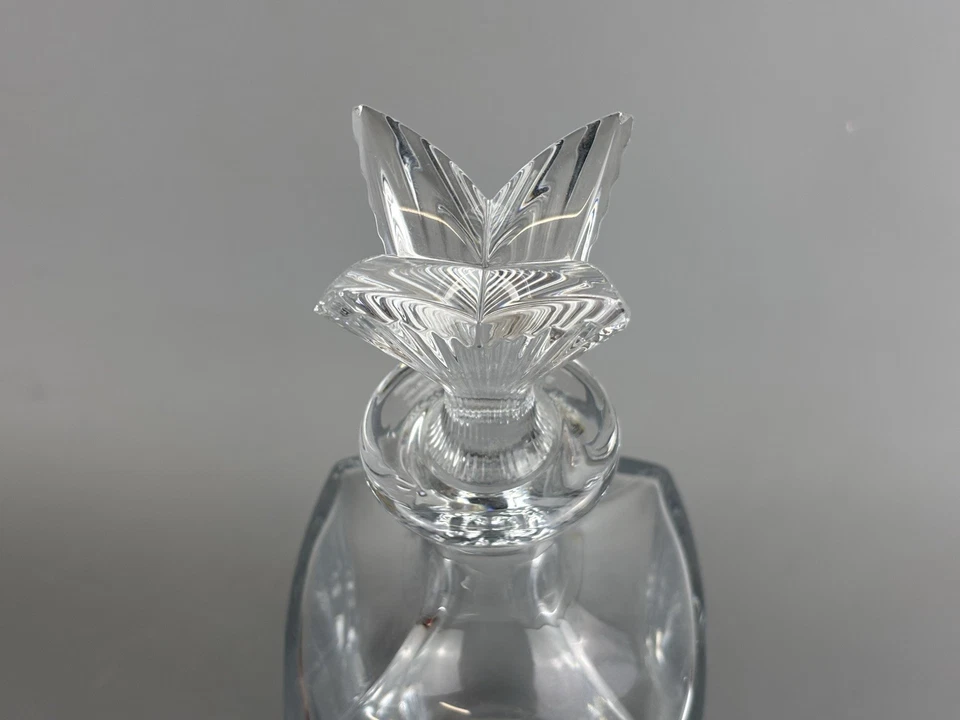 Bohemia Kristallglas Karaffe 0,7L Whisky Likör Karaffe Vintage Czech Republic - Bild 4 von 4