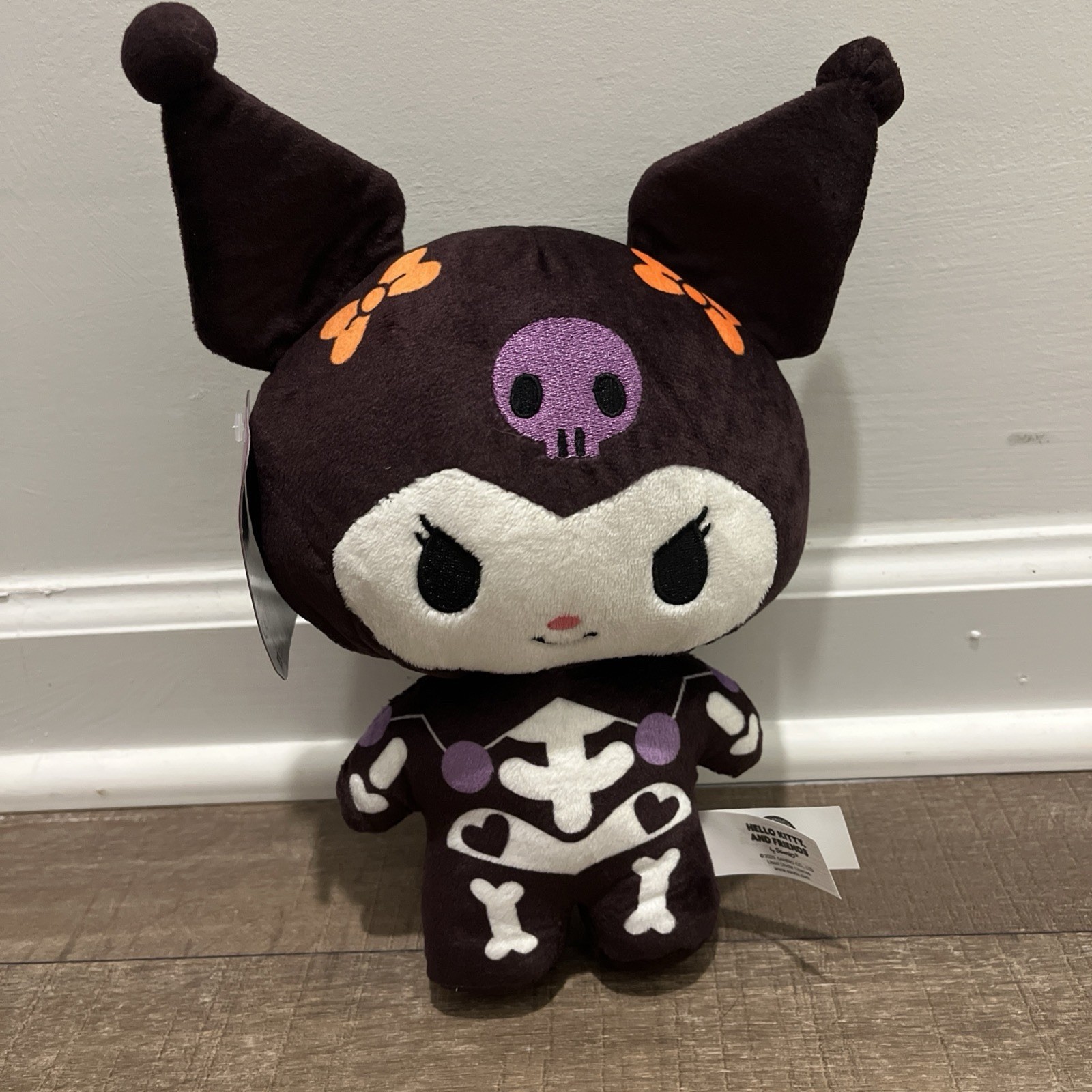 Halloween Hello Kitty & Friends® - Kuromi Skeleton plush toy