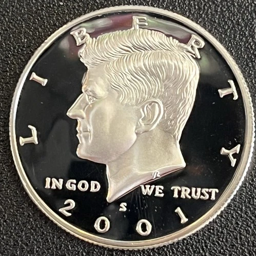 2001-S Kennedy Half Dollar Silver Proof. 90% Silver. Free Shipping!